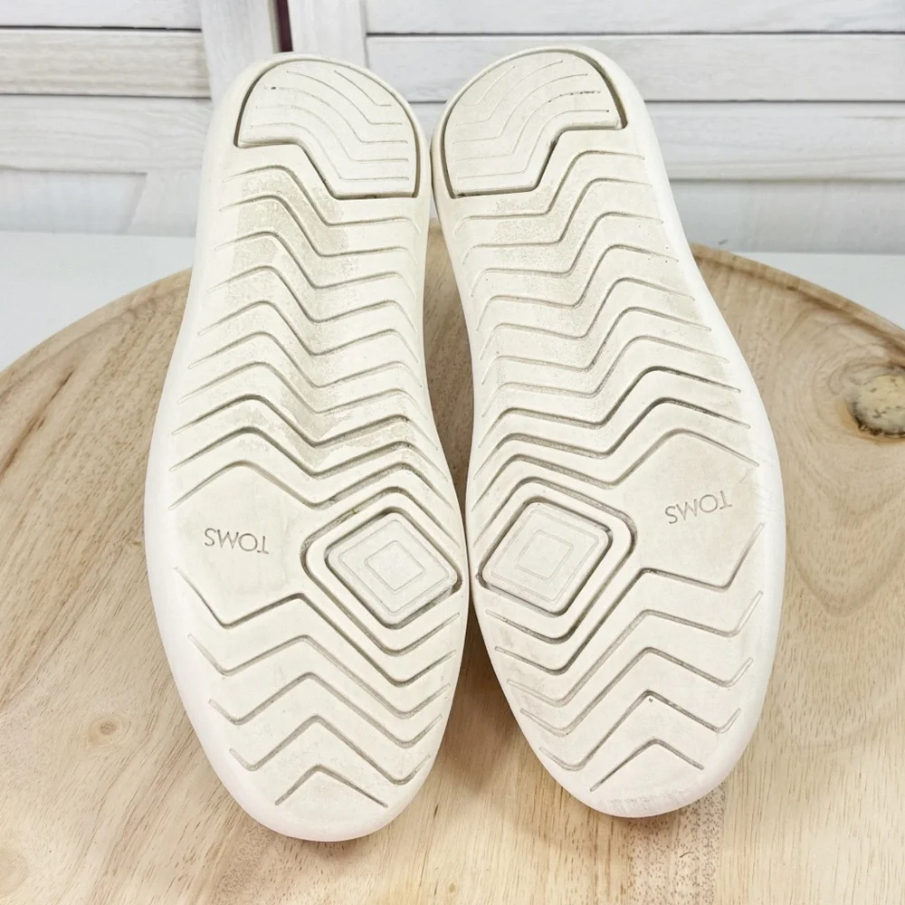 Toms Alpargata Mallow Camouflage Canvas Slip On‎ Flats Green 8 Women